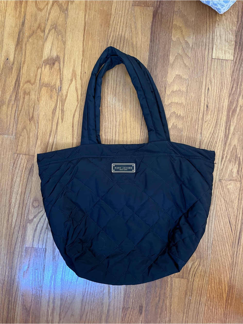 Marc Jacobs Black Quilted Tote Bag